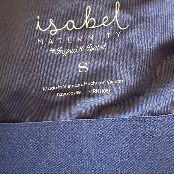 Isabel Maternity by Ingrid & Isabel Midnight Sky Active Tank Built In Shelf Bra - Picture 5 of 5